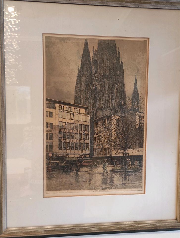 Radierung Köln Kollektion von Luigi Kasimir seltene Blätter. in Köln