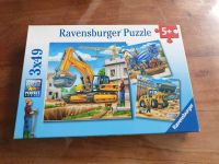 Ravensburger Puzzle 3x49 Baustelle Baufahrzeuge Rheinland-Pfalz - Mülheim-Kärlich Vorschau