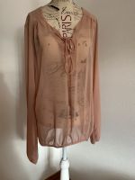 Herrlicher Bluse transparent Puder-rosa Gr Xl / 40 42 Bayern - Bobingen Vorschau