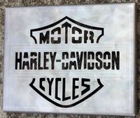 Harley Davidson Schild Chopper Logo Edelstahl 883 1200 EVO FXR Bayern - Mönchsroth Vorschau