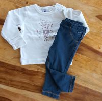 PETIT BATEAU Shirt + Tom Tailor Jeans leggings  Gr.74 Bayern - Sünching Vorschau