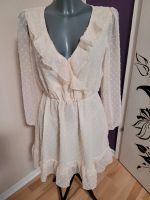 SHEIN Kleid Sommer  S creme zartrose langarm Mecklenburg-Vorpommern - Greifswald Vorschau