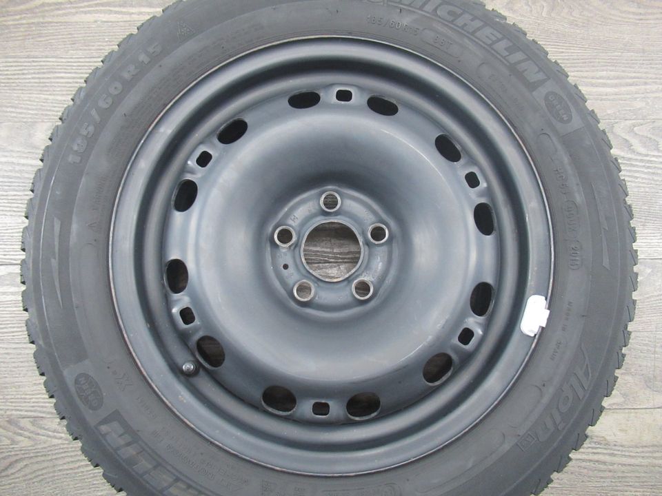 15 Zoll Winterräder Stahl VW Polo 6R Michelin 4.5mm DOT2014 Winte in Reutlingen