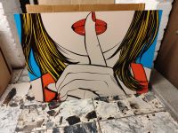 Wandbild Sssshhh by Deborah Azzopardi 50x70 Pop Art Nordrhein-Westfalen - Gelsenkirchen Vorschau