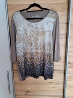 Shirt 3/4 Ärmel braun beige Damen Michele Boyard 46 Bayern - Oberbergkirchen Vorschau