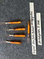 DDR Anlegegäbelchen,,Serviergabel Bakelit 70er Jahre 5Stck. Sachsen-Anhalt - Hettstedt Vorschau