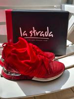 La Strada Sneaker Gr.40 rot Animal Glitzer Niedersachsen - Vögelsen Vorschau