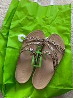 crocs süße Sandalen 38 39 creme Leo Neu Bayern - Lichtenau Unterfr. Vorschau