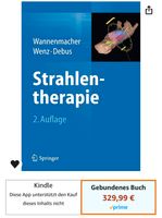 Strahlentherapie, 2. Auflage, NP ~329€ Baden-Württemberg - Karlsruhe Vorschau