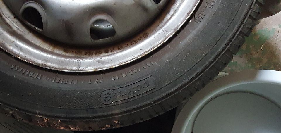4 Reifen auf Felge 165/65 R13 in Otterbach