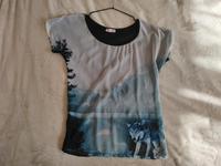 T-Shirt mit Wolf und Bergen | Orsay | 36 S Feldmoching-Hasenbergl - Feldmoching Vorschau
