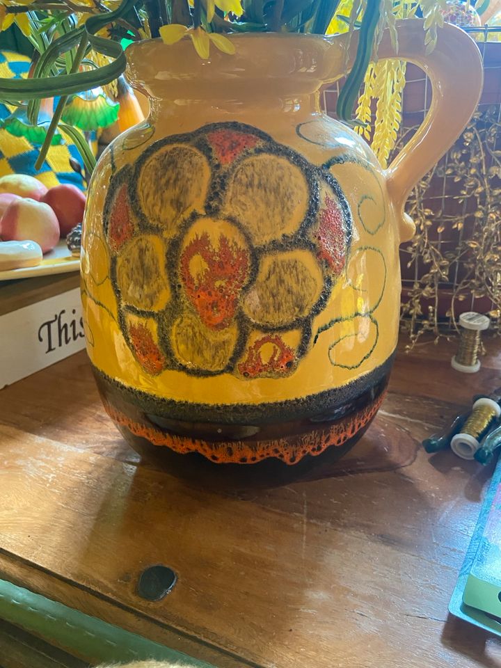 Ton Vase Gelb in München