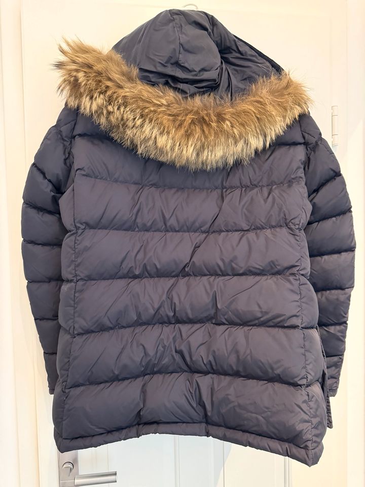 Moncler Herren Daunenjacke 5 dunkelblau 44 schwarz blau Pelz in Köln