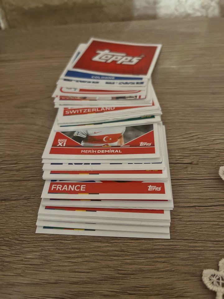 EM 24 Topps Stickers Diverse Doppelte in Köln