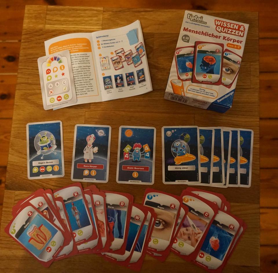 Tiptoi Wissen & Quizzen- Retter, Erfindungen, Raubtiere, Körper in Wildau