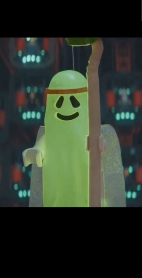 LEGO®-Movie Minifigur: Vitruvius - Ghost Shroud-70818-tlm092, neu in Stolpe
