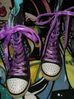 tolle Schuhe Stiefel Gr. 33 passend zu Monster High Baden-Württemberg - Heidelberg Vorschau