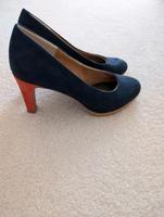 Pumps blau/orange Gr.41  Marco Tozzi Sachsen-Anhalt - Brehna Vorschau