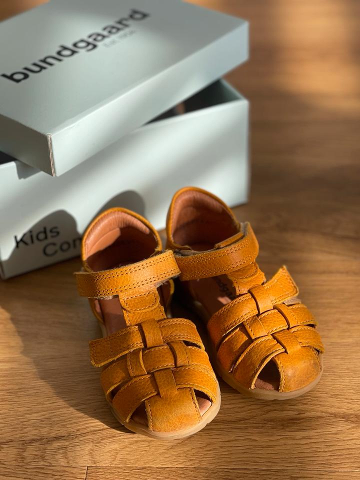 Bundgaard Leder-Sandalen Mädchen o. Junge | Größe 23 | Senfgelb in Remlingen