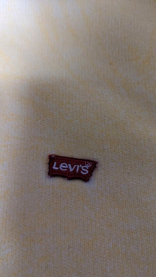 Nur 1x getragen "Levi's"Hoodie Herren Gr L gelb in Neunkirchen-Seelscheid