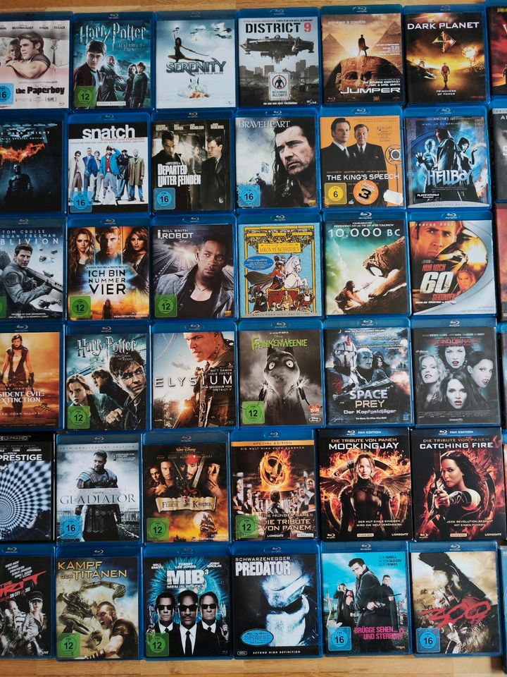 Filme Blu Ray DVD, Harry Potter, Hunger Games, Iron Man, Alien in Leverkusen