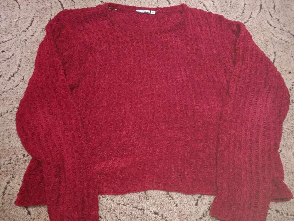 dick maschiger Pullover M in Langenhennersdorf