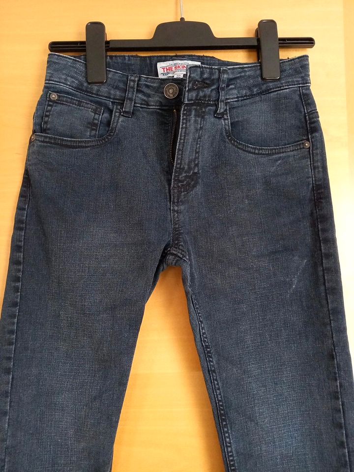 Jeans skinny Gr.158 blau super weich in Schöllnach