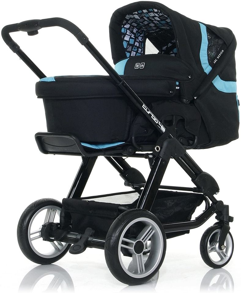 Kinderwagen ABC Turbo 4S mit Babyschale & Isofix in Marienmünster