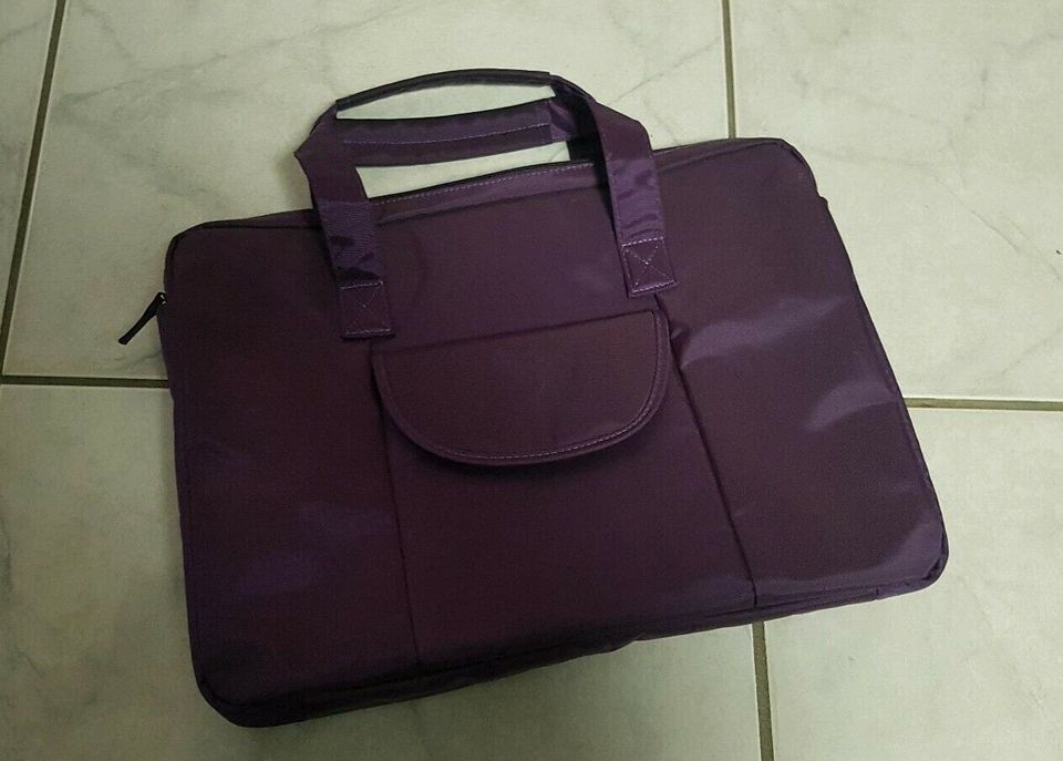 TCM Laptop Tasche lila 15 Zoll in Velen