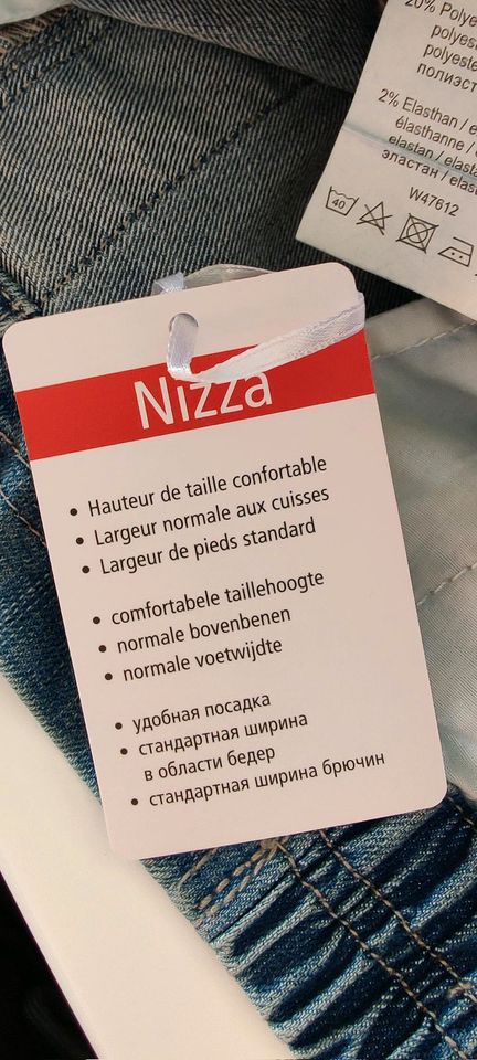 Capri Hose Damen blue washed K21(42) NIZZA in Tellingstedt