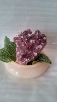 AMETHYST SPITZEN IN ROSENQUARZ SCHALE Bayern - Ainring Vorschau