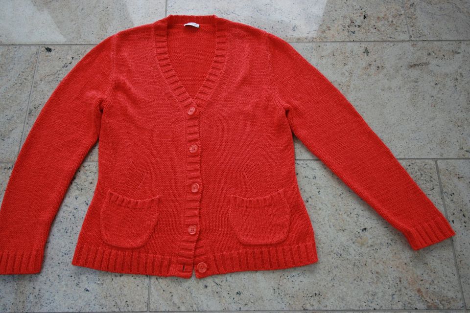 Strickjacke Jacke Gerry Weber Gr. L 42 coral in Kaub