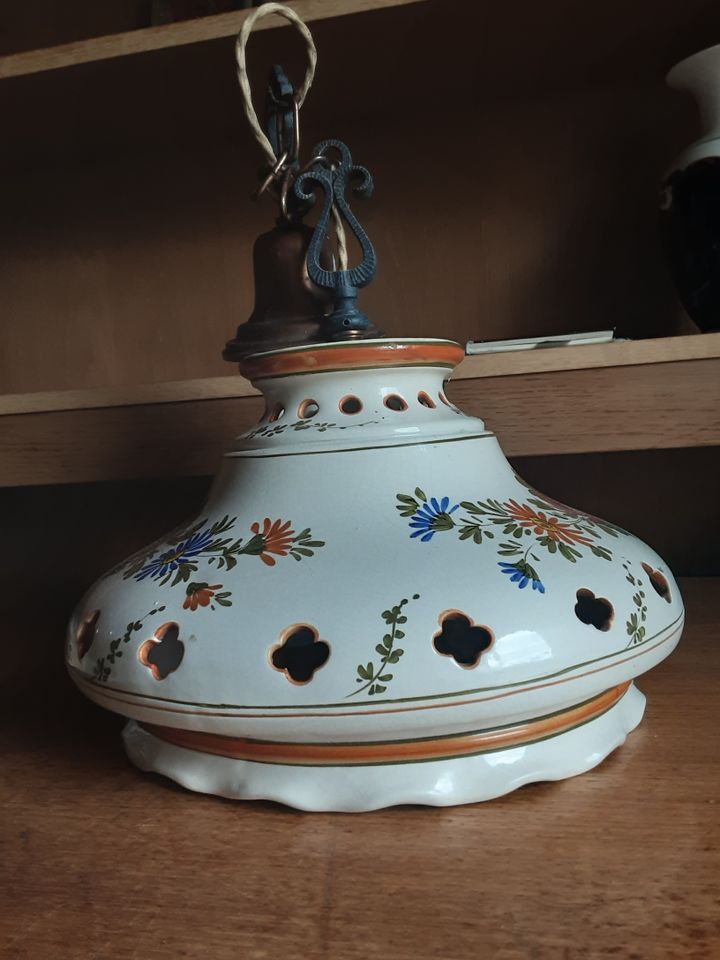 Landhausleuchte Hängelampe Keramik vintage in Stuttgart