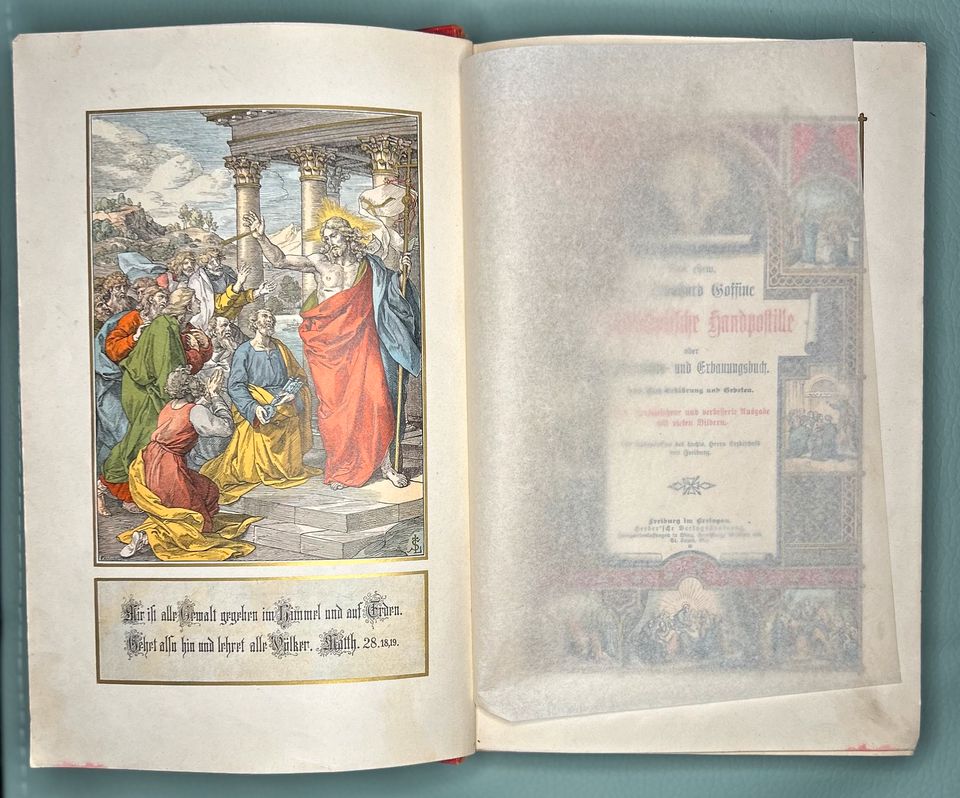 Antik religiöse Buch Leonard Goffine in Neufraunhofen