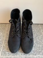 Schwarze Damen Keilabsatzschuhe Brandenburg - Leegebruch Vorschau