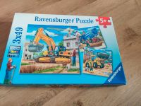 Ravensburger Puzzle 3x49 Baustelle Bagger Nordrhein-Westfalen - Herzogenrath Vorschau