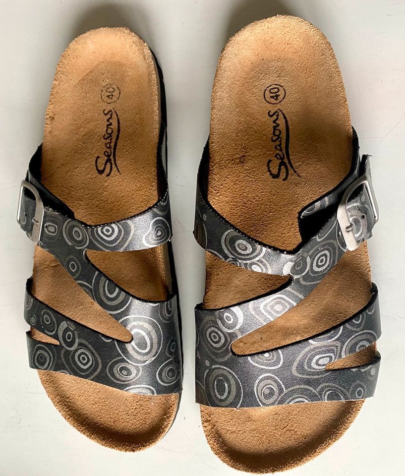 *Seasons* KORK-SANDALEN für Damen oder Herren-Gr.40-Hinten offen in Bremen