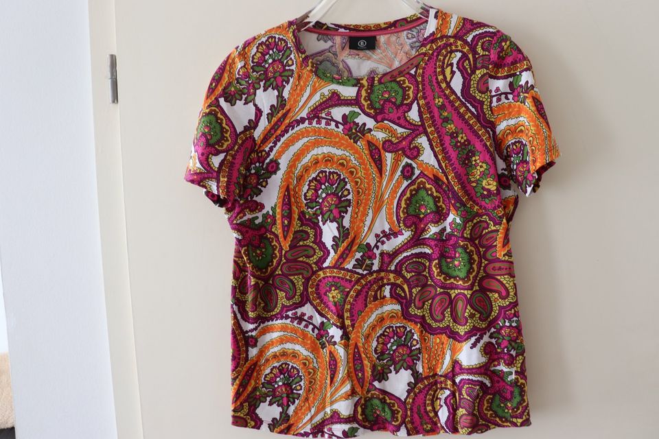 Bogner Shirt Damen Sleeve 100% Baumwolle 40 neuwertig Print in Bonn