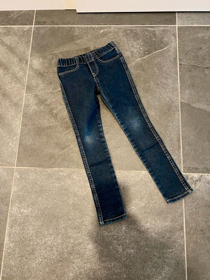 Leggings Jeans H&M Mädchen Blau Gr. 110 in Erftstadt