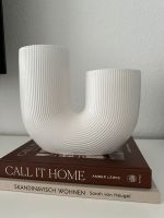 U Form Vase weiß matt Struktur boho skandi deko Nordrhein-Westfalen - Herford Vorschau