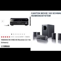 Yamaha MusicCast RX-V483 mit Canton Boxen 5.1 Sound System Nordrhein-Westfalen - Paderborn Vorschau