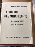 Jescheck: Lehrbuch des Strafrechts; AT; 3. Auflage Duncker & Humb Bayern - Buxheim Vorschau
