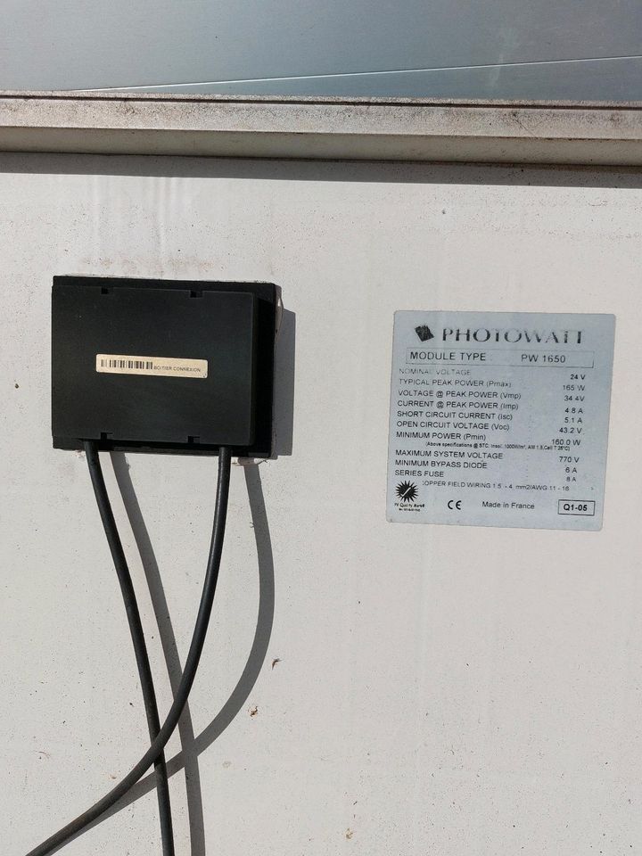 Photowatt PV-Module 165 W in Riesbürg
