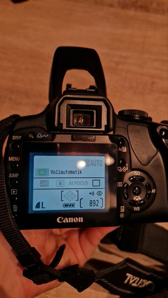 Canon EOS 400 Digital,  inkl. Tasche in Rohr