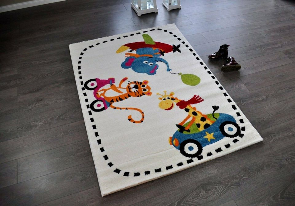FLORA Spielteppich Kinderteppich Teppich Tiger TF-9 120 x 170 cm in Appen