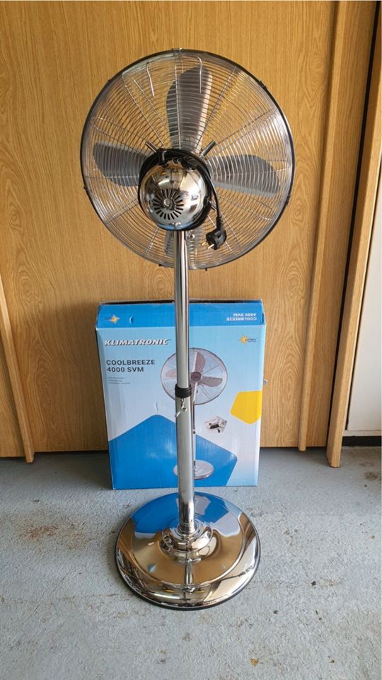 Suntec Coolbreeze Standventilator 4000SVM Chrom 40cm 50Watt in Kempen