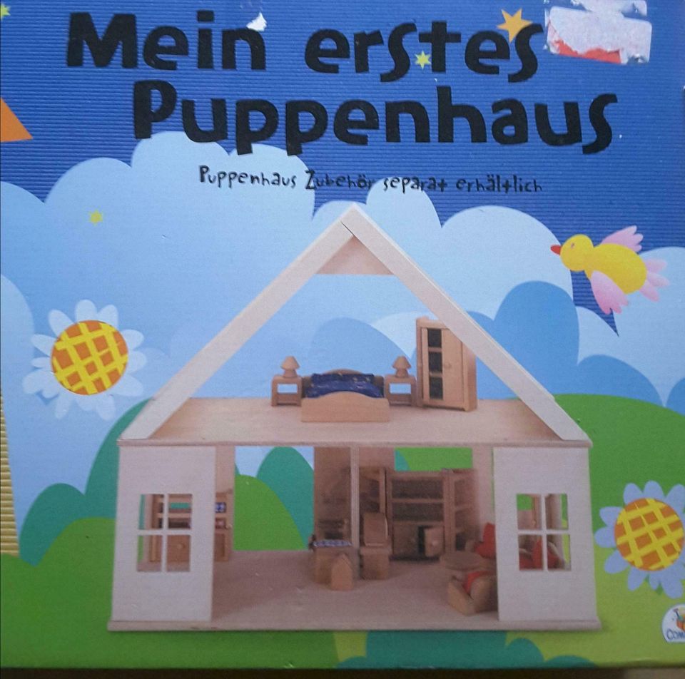 Puppenhaus, Püppchen + Möbel... in Kolitzheim