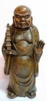 Buddhistische Holzfigur: Raised Pagoda Lohan Baden-Württemberg - Weil am Rhein Vorschau