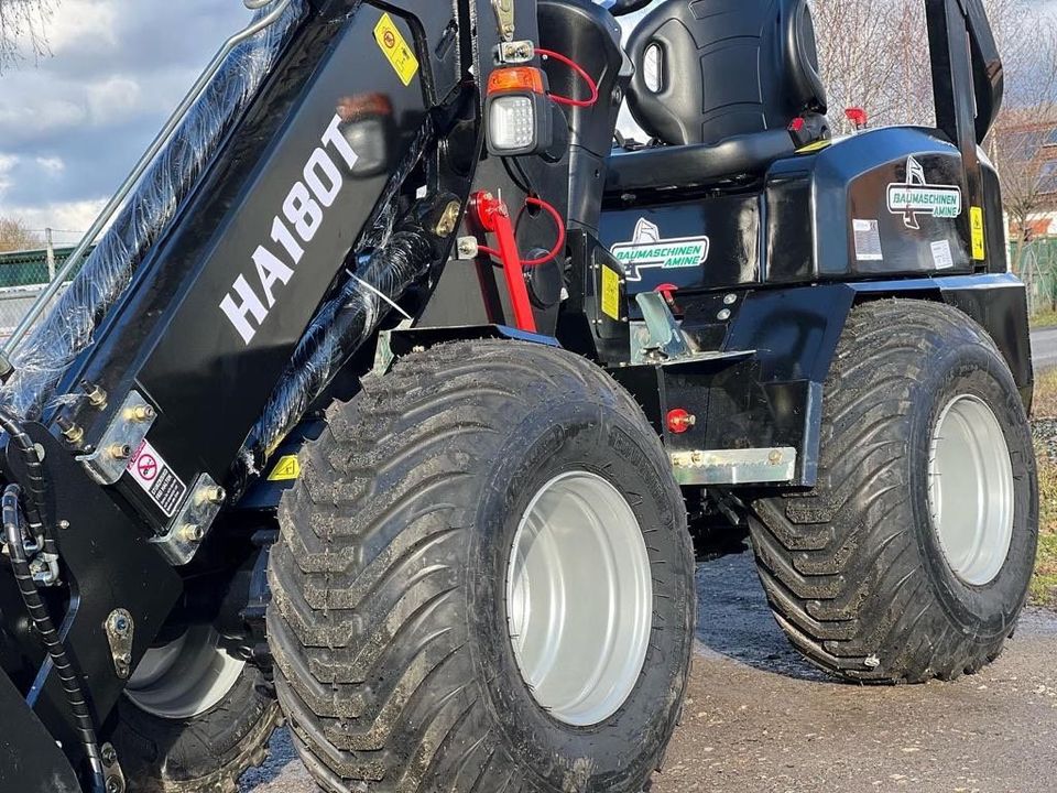 TELESKOPLADER H180 Hoftrac Kubota Kompaktlader Radlader Fronlader in Teterow