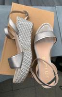 NEUWERTIG"UNISA"Sandalen,Silber,Leder+Bast,Gr.38 (37,5)+Karton Bonn - Kessenich Vorschau